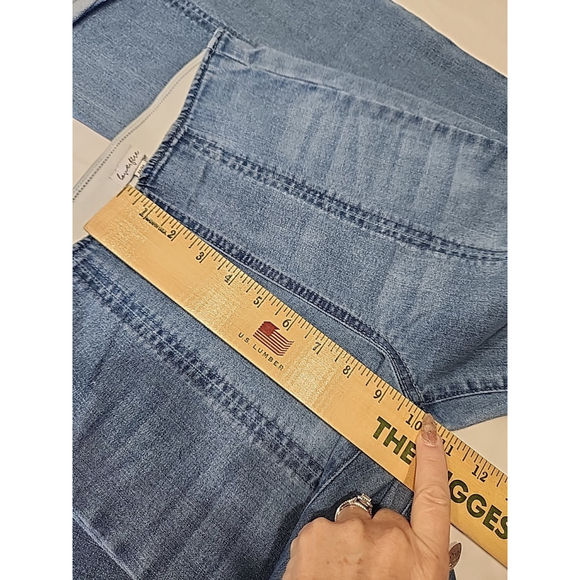 Love Fire Pull-on Flared Jeans,szM, EUC - Picture 3 of 15